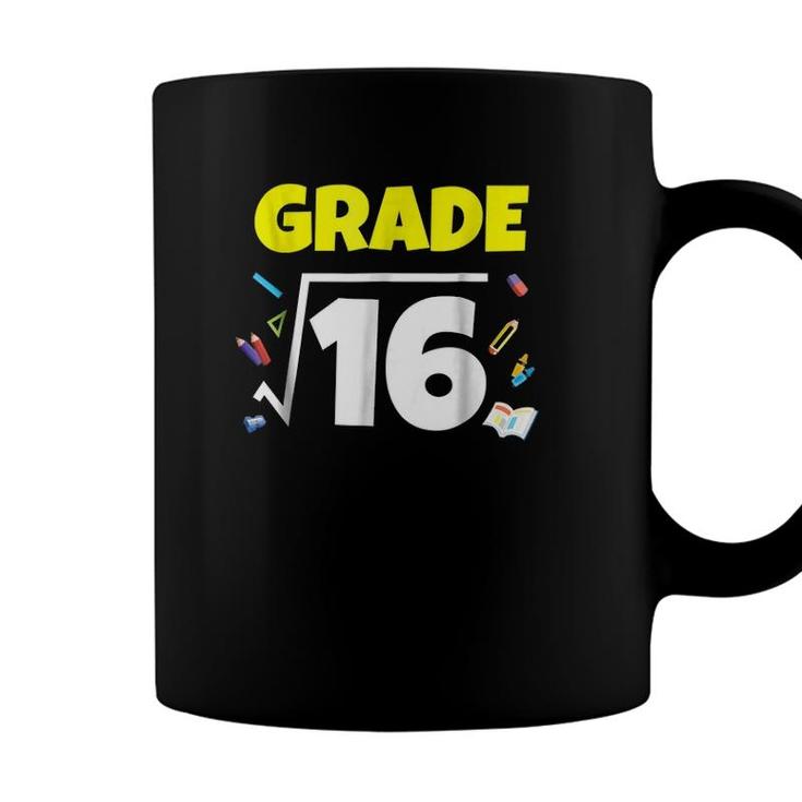 Math Square Root Fourth Grade 4 Back To School Coffee Mug