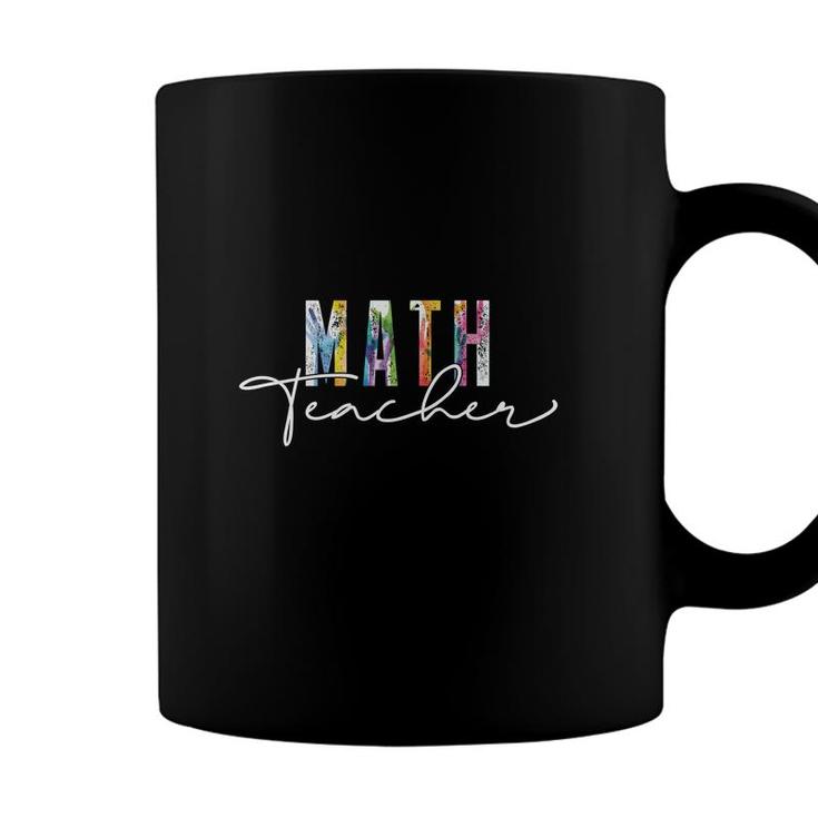 Math Teacher Basic Awesome Colorful Design Coffee Mug
