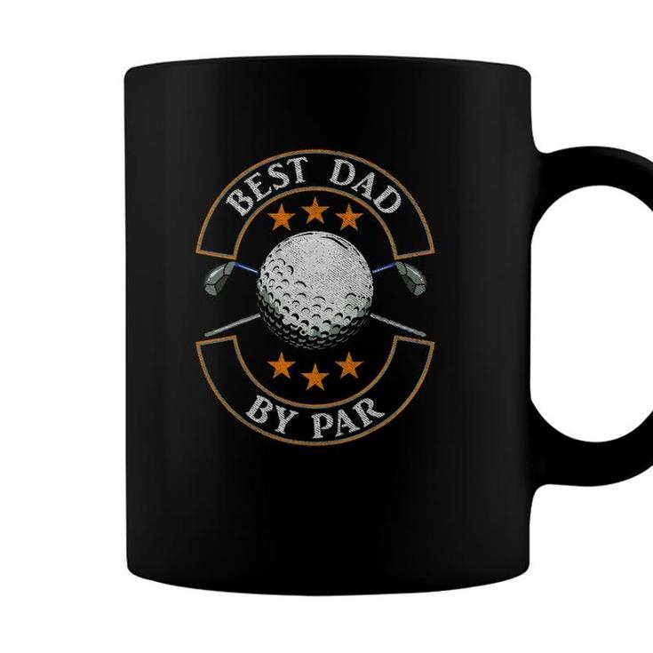 Mens Best Dad By Par Golf Lover Sports Fathers Day Gifts Coffee Mug