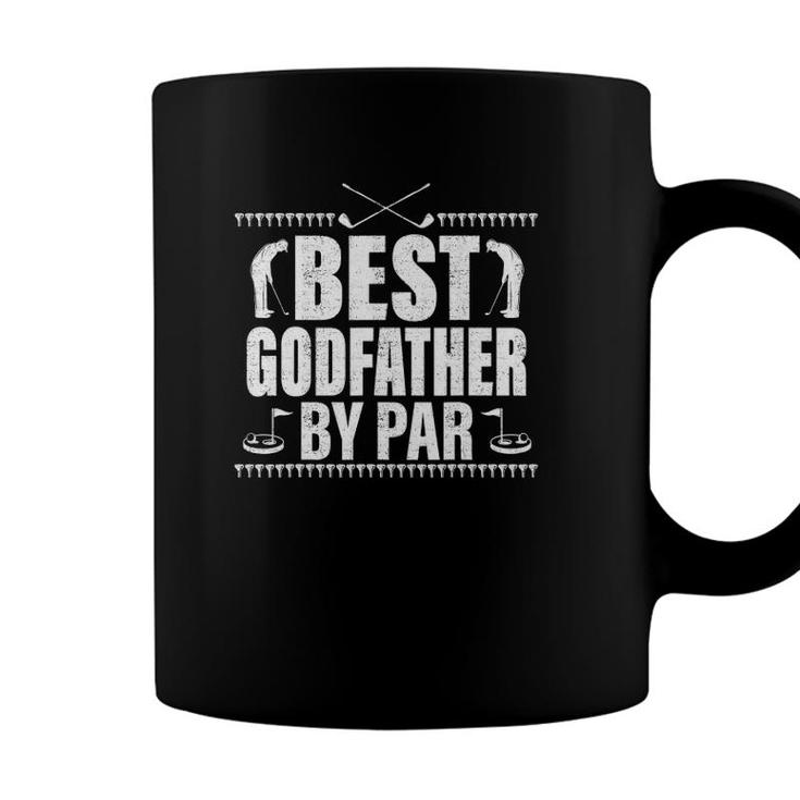 Mens Best Godfather By Par Fathers Day Gifts Golf Lover Golfer Coffee Mug