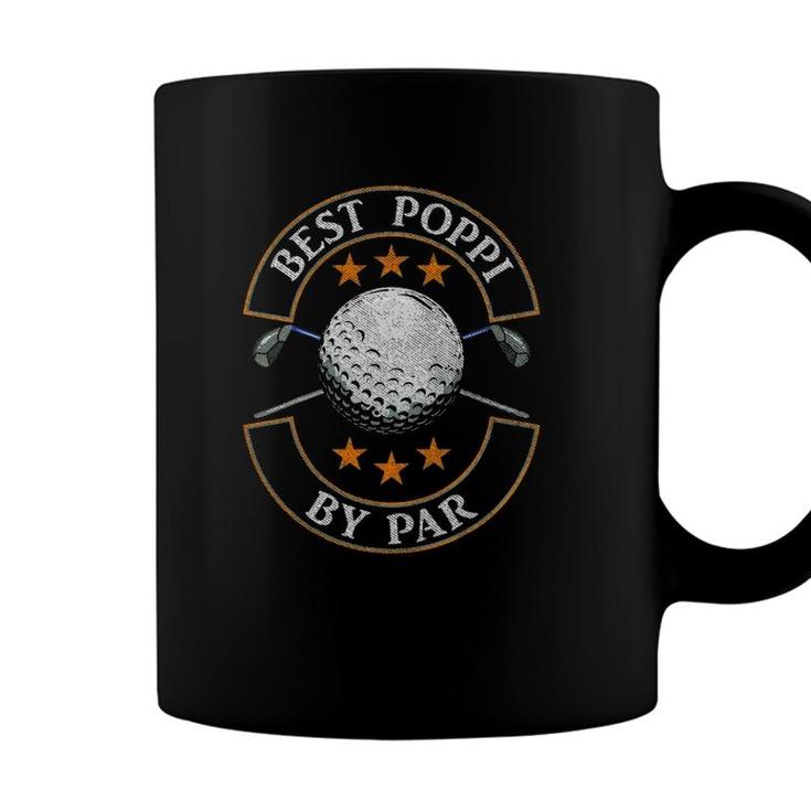 Mens Best Poppi By Par Golf Lover Sports Fathers Day Gifts Coffee Mug