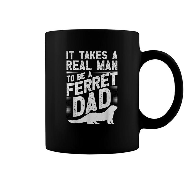 Mens Ferret Dad Apparel - Top Ferrets Lover Design  Coffee Mug