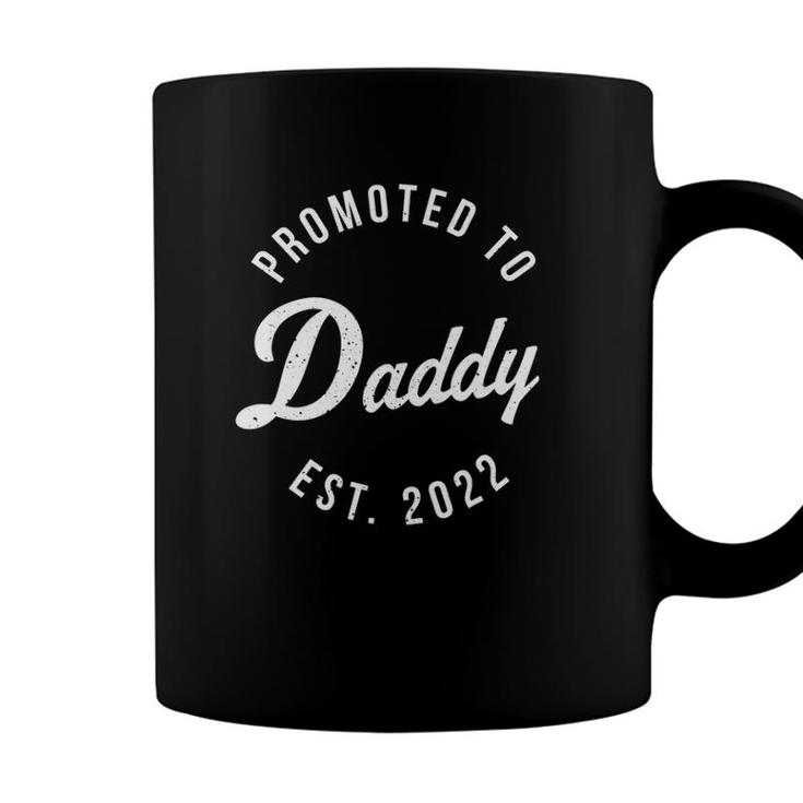 Mens Funny 1St Time Dad Est 2022 New First Fathers Hood Day Coffee Mug