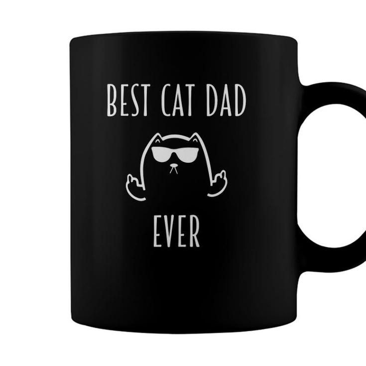 Mens Funny Cat Gifts Best Cat Dad Ever Rude Cat Lovers Cat Memes Coffee Mug