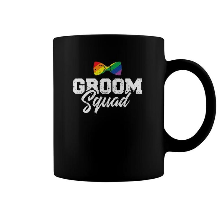 Mens Groom Squad Gay  For Bachelor Party Coffee Mug