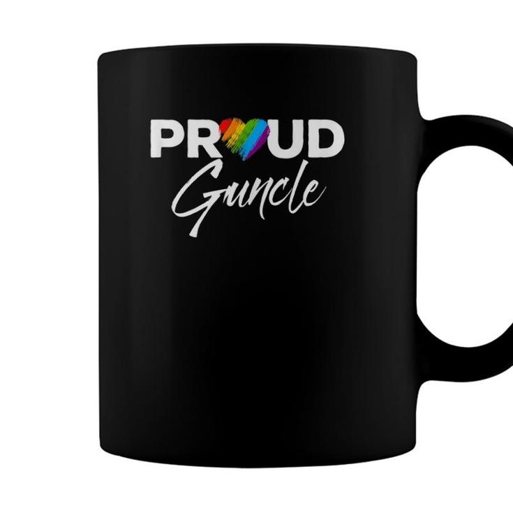 Mens Proud Guncle Gay Pride Month Lgbtq Coffee Mug