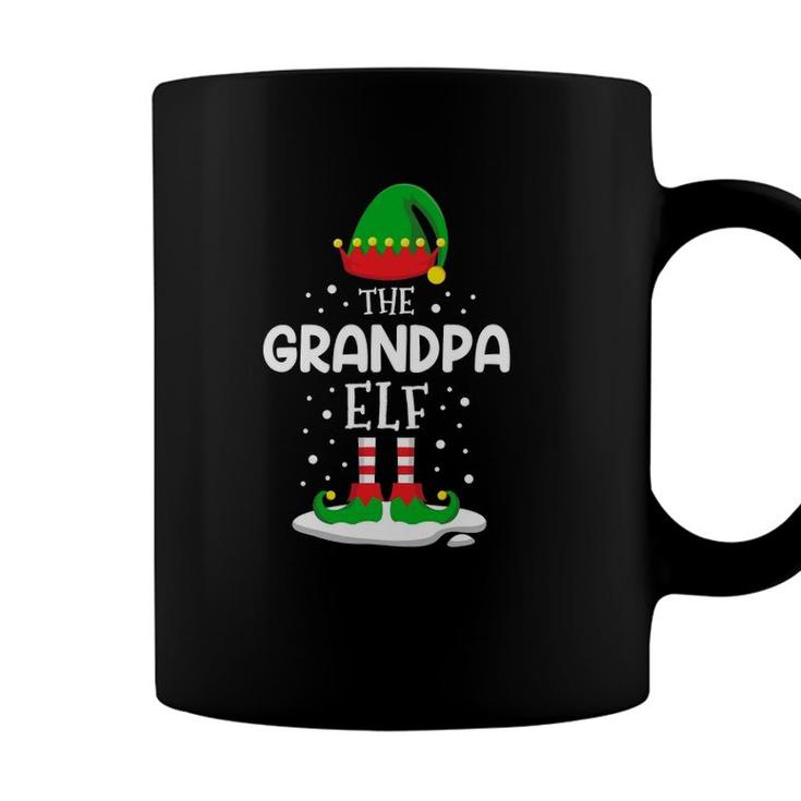 Mens The Grandpa Elf Christmas Family Matching Costume Pjs Coffee Mug