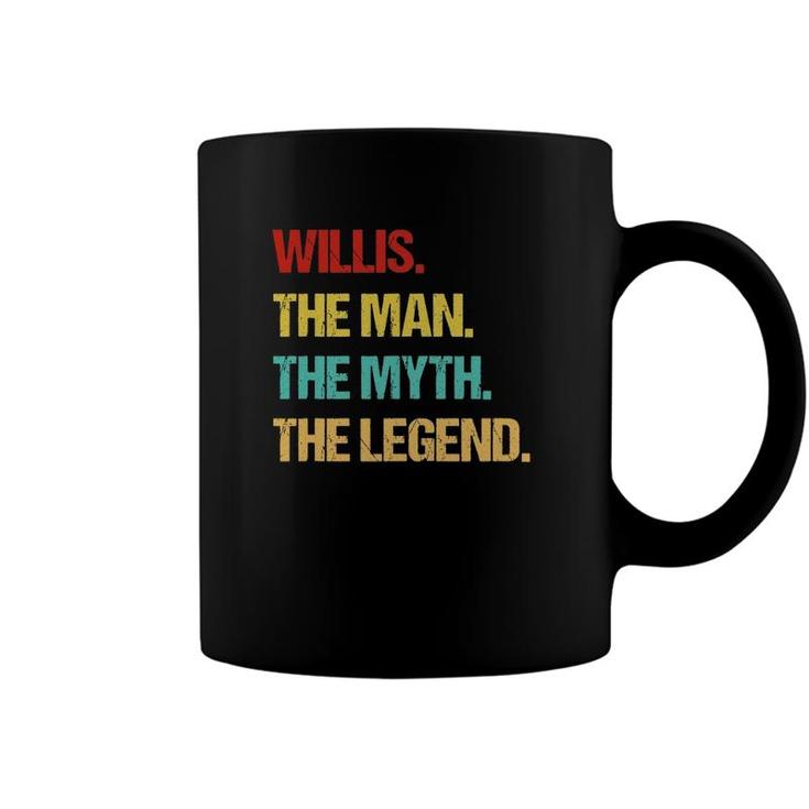 Mens Willis The Man The Myth The Legend Coffee Mug