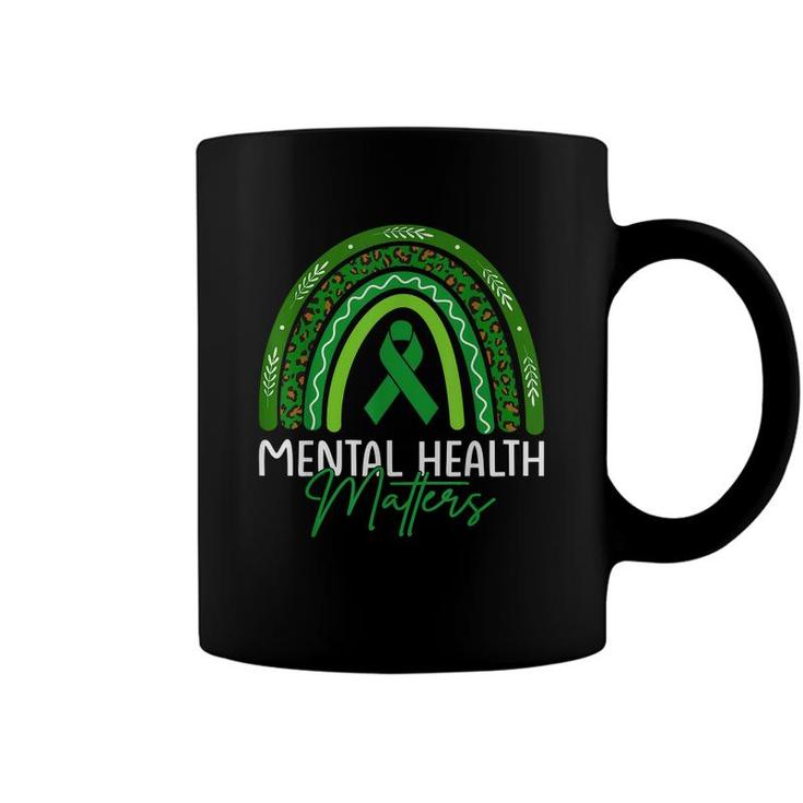 Mental Health Matters Rainbow Mental Health Awareness  Coffee Mug