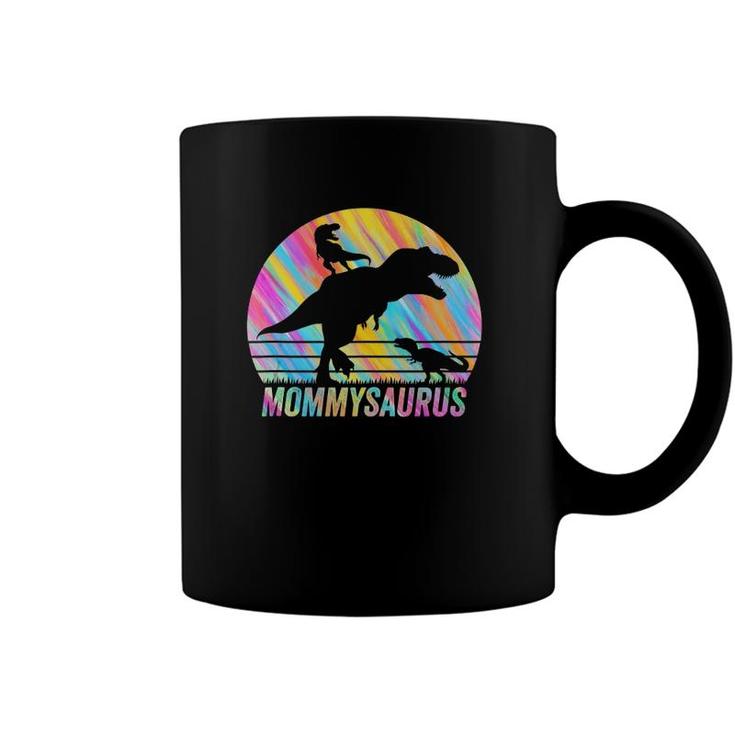 Mommysaurus Dinosaur Vintage Retro 2 Kids Lover Gift  Coffee Mug