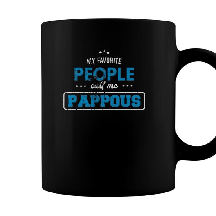 My Favorite People Call Me Pappous Vintage Greek Grandpa Coffee Mug