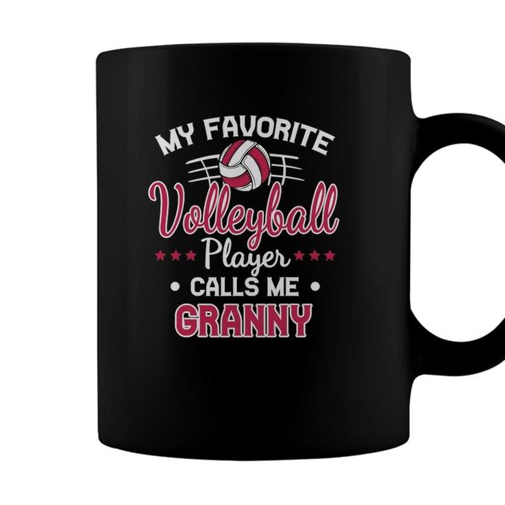 My Favorite Volleyball Player Calls Me Granny Coffee Mug