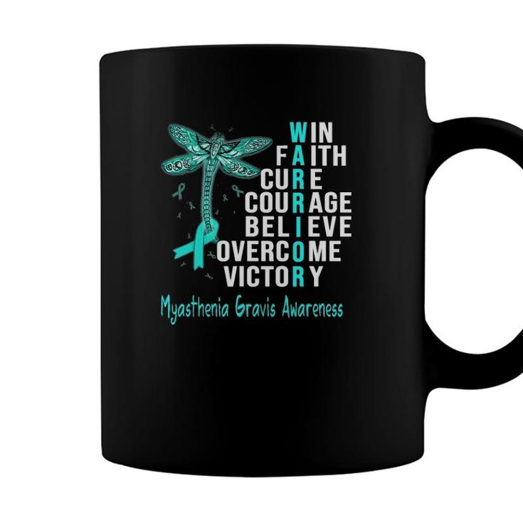 Myasthenia Gravis Warrior Myasthenia Gravis Awareness Coffee Mug