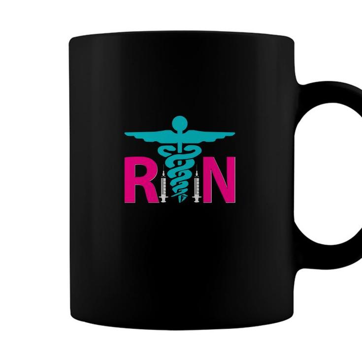 Nursing Practice Rn Nurse Blue And Pink Coffee Mug