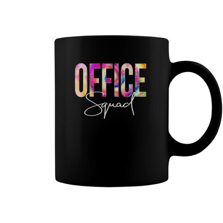 Office Squad Tie Dye Back To School Women Appreciation Coffee Mug