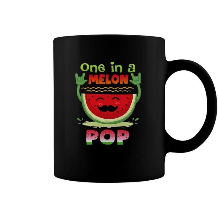 One In A Melon Pop  Funny Watermelon Coffee Mug
