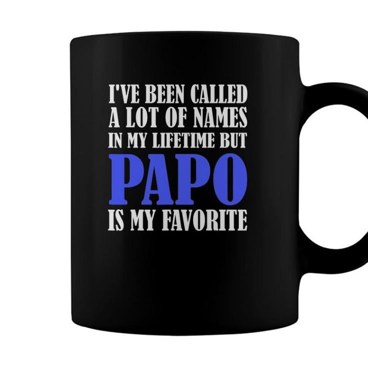 Papo Grandpa Names Grandfather Fathers Day Coffee Mug