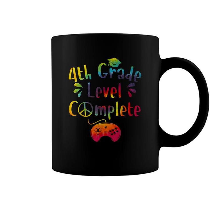 Peace Out 4Th Grade Tie Dye Graduation Class Of 2021 Virtual  Coffee Mug