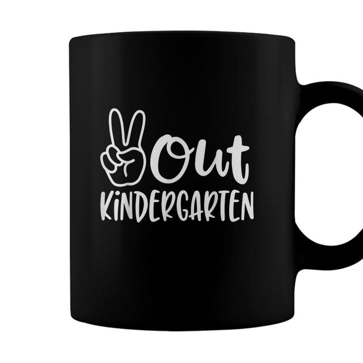 Peace Out Kindergarten - Last Day Of School Kindergarten  Coffee Mug