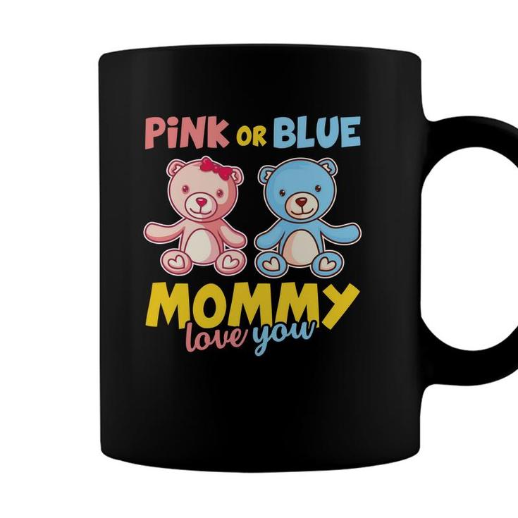 Pink Or Blue Baby Shower Gender Reveal Baby Gender Reveal Party Coffee Mug