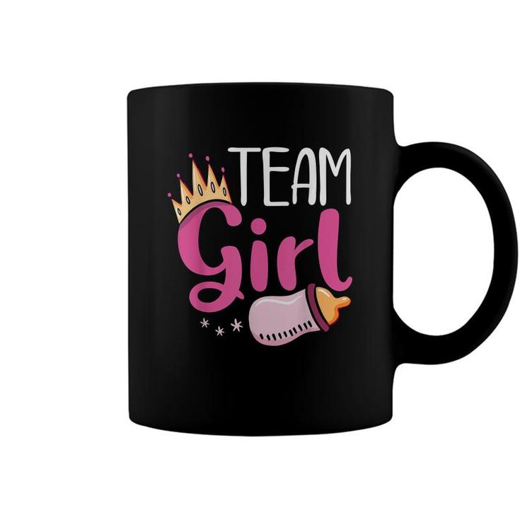 Pregnancy Baby Shower Team Girl Future Dad Mom Gender Reveal  Coffee Mug