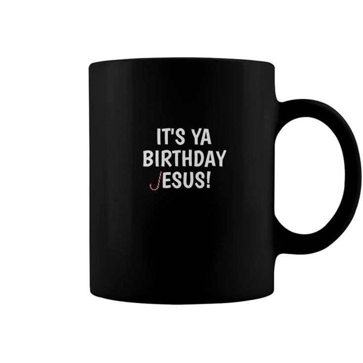 Premium Its Ya Birthday Jesus Christmas Pajama Family Coffee Mug