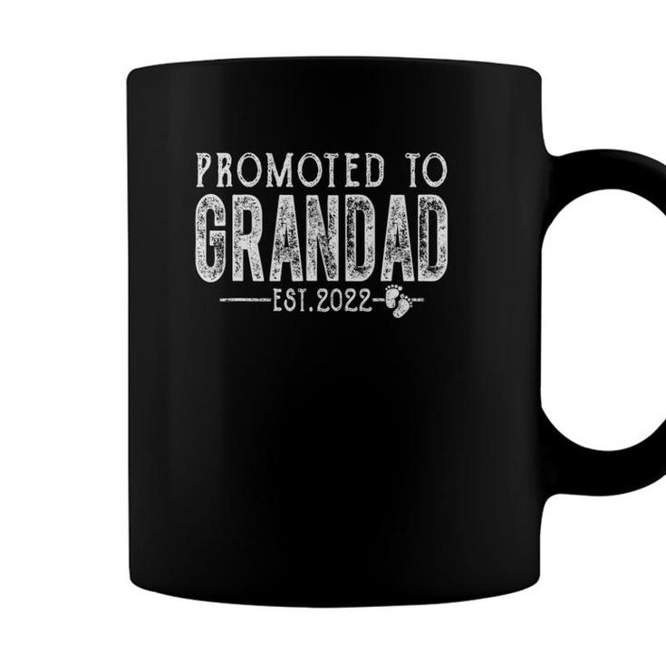 Promoted To Grandad Est 2022 Fathers Day For New Grandad Coffee Mug