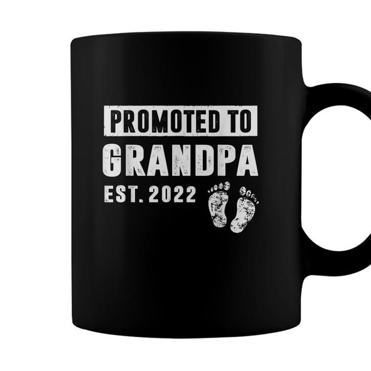 Promoted To Grandpa Est 2022 Pregnancy Announcement  Coffee Mug