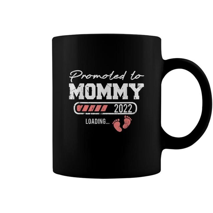 Promoted To Mommy 2022 Loading Soon To Be Mom  Coffee Mug