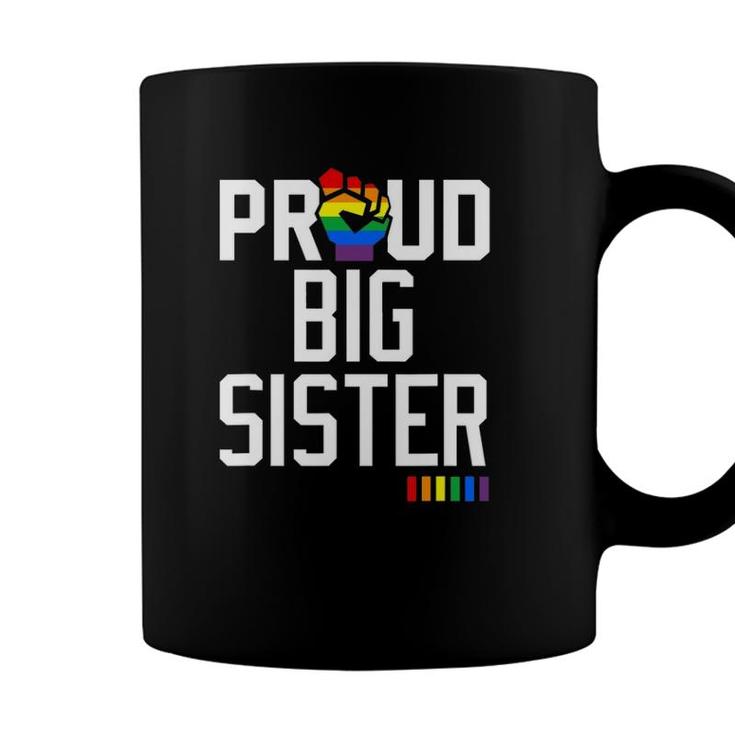 Proud Big Sister Gay Pride Month Lgbtq Coffee Mug