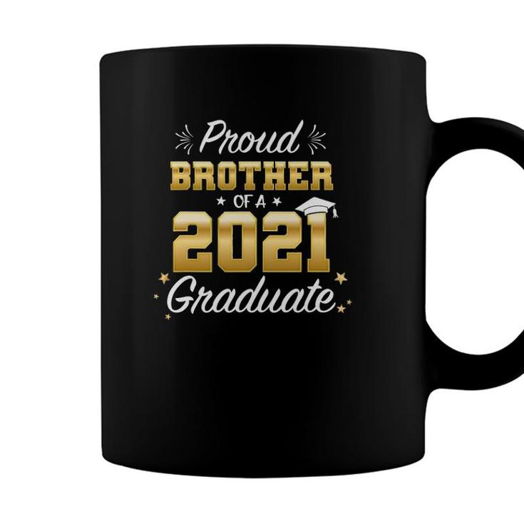 Proud Brother Of Class Of 2021 Graduation Graduate Senior 21 Ver2 Coffee Mug
