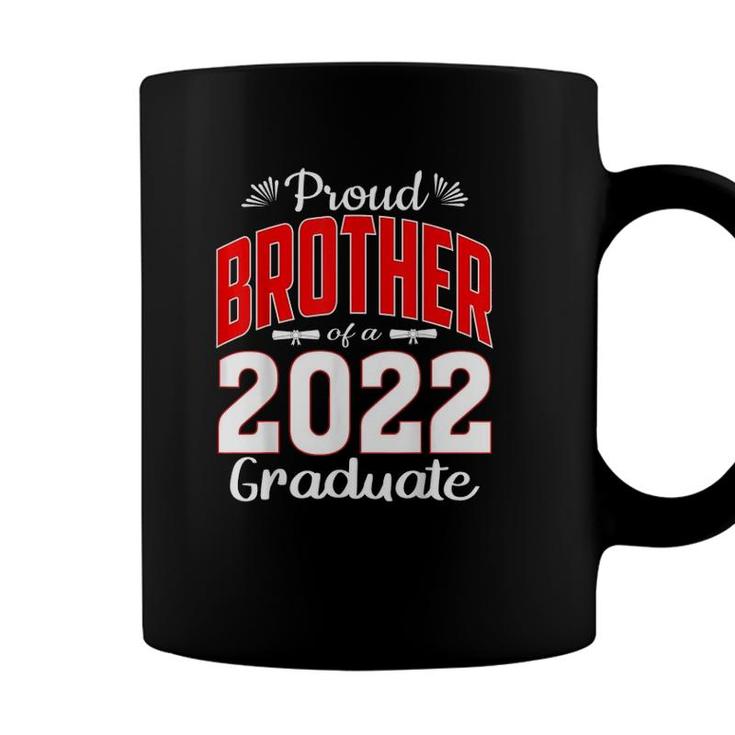 Proud Brother Of Class Of 2022 Graduate Senior 22 Graduation Coffee Mug