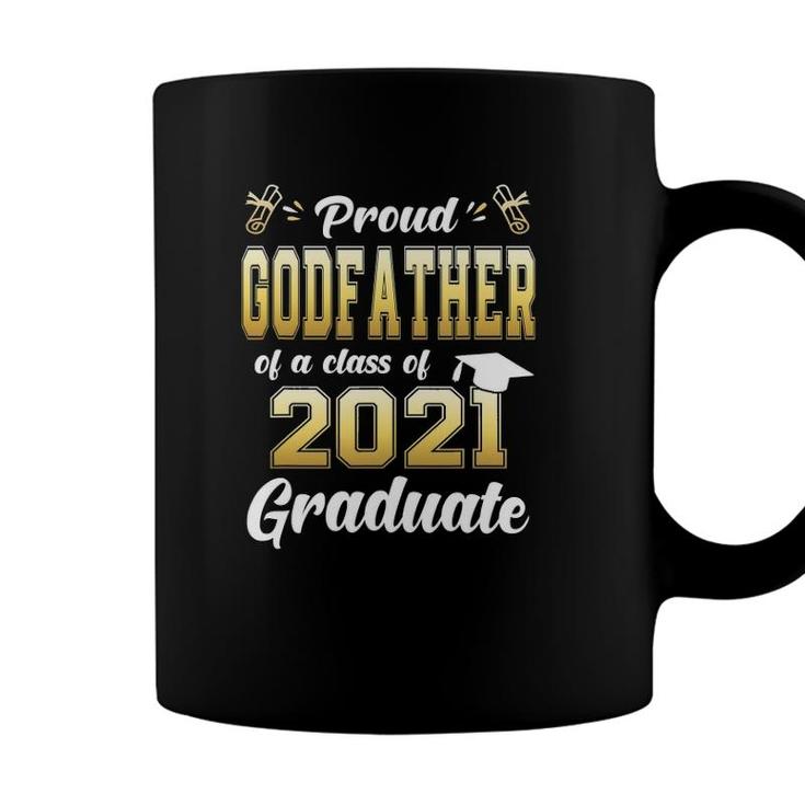 Proud Godfather Of A Class Of 2021 Graduate Senior 2021 Ver2 Coffee Mug