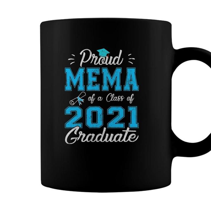 Proud Mema Of A Class Of 2021 Graduate Funny Senior 21 Ver2 Coffee Mug