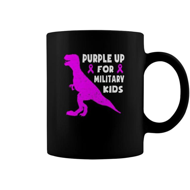 Purple Up For Military Kids Month Of The Military Child Boys Coffee Mug