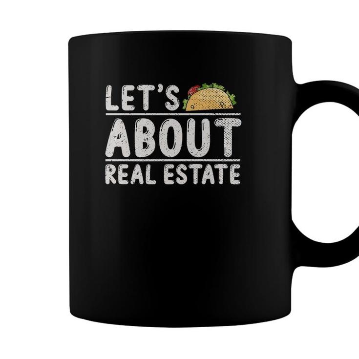 Realtor Funny Real Estate Agent Mexican Tacos Real Estate  Coffee Mug