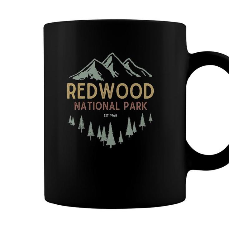Redwood National Park Est 1968 Redwood Vintage National Park Coffee Mug