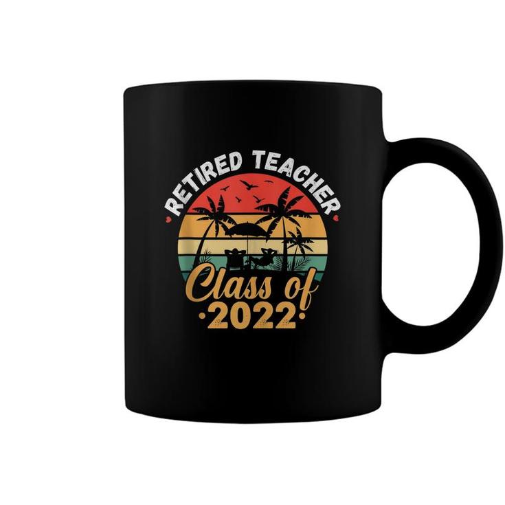Retired Teacher Class Of 2022 Vintage Retirement  Coffee Mug
