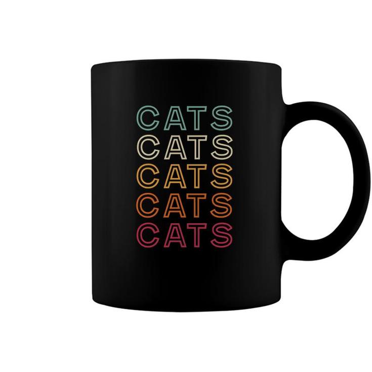 Retro Cats Vintage Cats  Coffee Mug