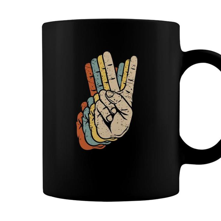 Retro Peace Vintage  60S 70S Hippie Gift Coffee Mug