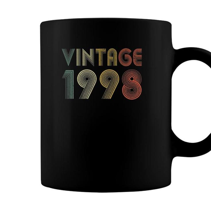Retro Vintage 1998  22Nd Birthday Gifts 22 Years Old Coffee Mug