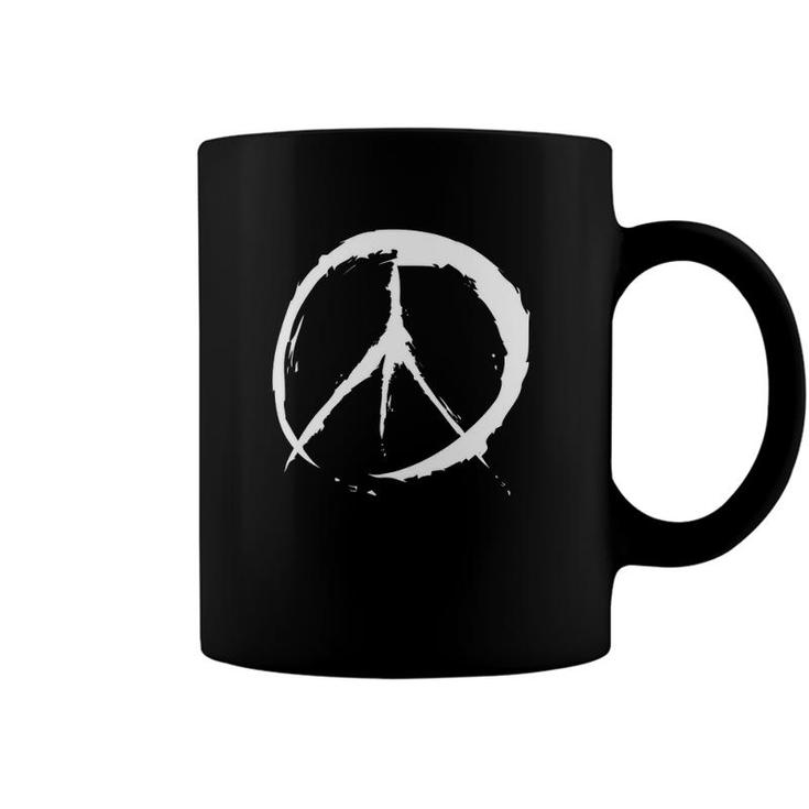 Retro Vintage Design Peace Sign Coffee Mug