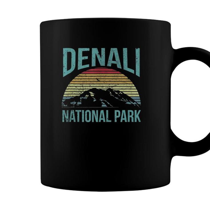 Retro Vintage National Park - Denali National Park Coffee Mug