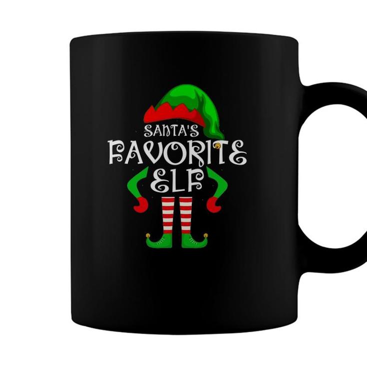 Santas Favorite Elf Christmas Family Matching Costume Pjs Coffee Mug