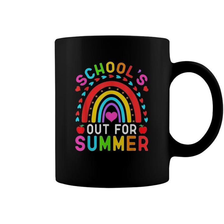 Schools Out For Summer Happy Last Day Of School Teacher Kid  Coffee Mug