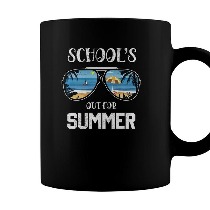 Schools Out For Summer Last Day Of School Student Teacher  Coffee Mug