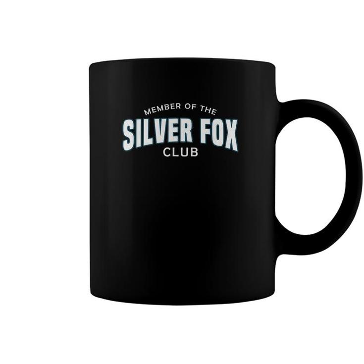 Silver Gray Hair Gifts Dont Care Grey Headedness Men Fox Coffee Mug