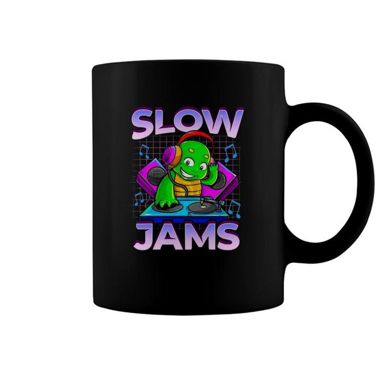 Slow Jams  Dj S Dj Turntable  Edm Rave Coffee Mug