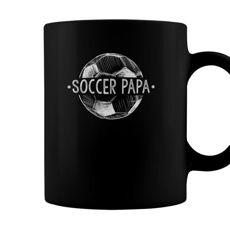 Soccer Papa Family Matching Team Player Gift Sport Lover Dad Coffee Mug
