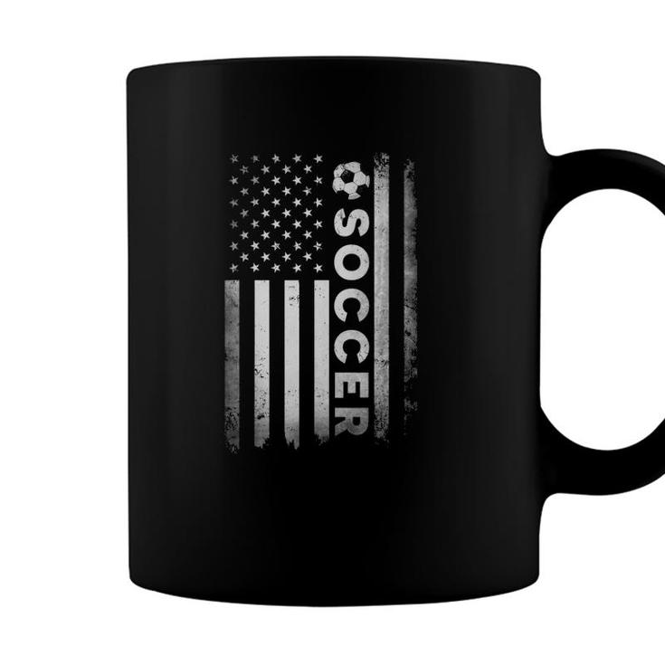 Soccer Player Usa Us American Flag Girls Boys Coffee Mug